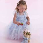 VESTIDO INFANTIL AZUL PETIT CHERIE FESTA VERAO 3127040 Azul