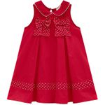 VESTIDO MILON VERMELHO 14961 TAM 4 AO 8 