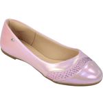 SAPATILHA INFANTIL PAMPILI SUPER FOFURA ROSA HOLOGRÁFICO 29537