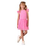 CONJUNTO INFANTIL MON SUCRÉ SAIA ROSA TULES 8025072