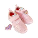 TÊNIS PAMPILI MOVE ROSA GLACE VERNIZ MENINA CORAÇÃO 484006