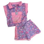 CONJUNTO INFANTIL VERÃO WE LOVE MUSIC PETIT CHERIE 802100 Lilás