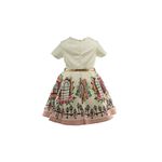 Vestido Infantil Festa Luluzinha Tema Pássaros Jardim 1916232