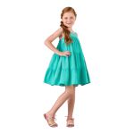 VESTIDO INFANTIL FUNDO DO MAR VERDE TURQUZA RELAX DAY 312527
