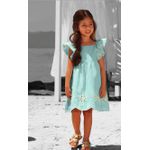 VESTIDO INFANTIL MILON VERDE CHANEL 14966 