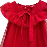 VESTIDO INFANTIL LISO VERMELHO MON SUCRÉ HAPPY TIME 3123154