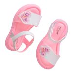 SANDÁLIA PAMPILI INFANTIL LILI BRANCO/ROSA NEON 722004
