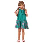 VESTIDO MON SUCRÉ INFANTIL VERDE FESTA VERDE HAPPY TIME 5436