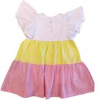 VESTIDO INFANTIL LESIÊ LISTRADO COLORIDO MARISOL 319915