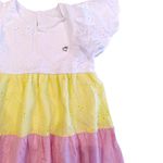 VESTIDO INFANTIL LESIÊ LISTRADO COLORIDO MARISOL 319915