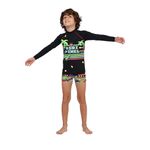 CONJ BLUSA PROTEÇÃO SOLAR E SUNGA SIRI KIDS GAME 38509 38501