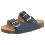 Sandália Ox Kids Couro Naturalle Cor Azul Marinho