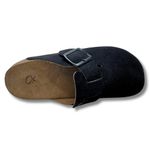 Clogs Ox em Couro Camurça Cor Preto