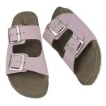 Papete Ox Duas Fivelas em Couro Floater Cor Rosa 