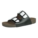 Papete Ox Duas Fivelas em Couro Naturalle Black White