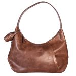 Bolsa Feminina em Couro Marrom Rustico Ariane