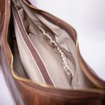 Bolsa Feminina em Couro Marrom Rustico Ariane