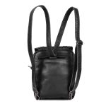 Bolsa Shoulder Bag Leiria Couro Preto Social