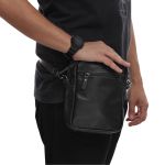 Bolsa Shoulder Bag Tavira Couro Preto Social 