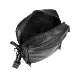 Bolsa Shoulder Bag Tavira Couro Preto Social 