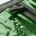 Necessaire em Couro Cinnamon Verde Rústico 