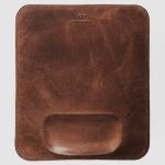 Mouse Pad em Couro Penafiel Marrom Rústico 