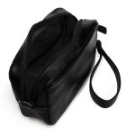 Necessaire em Couro Ourense Preto Rústico 