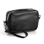 Necessaire Ourense Couro Preto Social