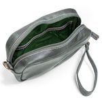 Necessaire em Couro Ourense Verde Rústico 