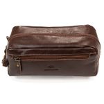 Necessaire em Couro Verona Marrom Social