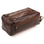 Necessaire em Couro Verona Marrom Social