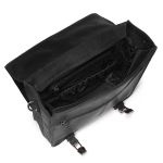 Bolsa Tiracolo em Couro Reus Preto Rustico