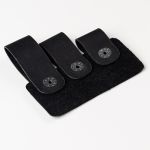 Kit Porta Cabos em Couro Alicante Couro Preto Rústico