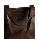 Bolsa em Couro Marrom Rústico Valência