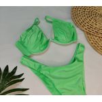Aro W Verde Limão Canelado
