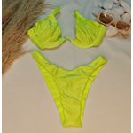 Aro W Amarelo Neon Canelado