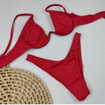 Aro W Lurex Vermelho