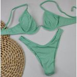 Aro W Lurex Verde Água