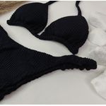Conjunto Frufru Twister Preto