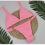 Conjunto Ivy Rosa Chiclete Liso