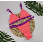 Conjunto Ivy Ibiza Pessêgo com tiras Roxas