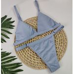 Conjunto Ivy Cinza Espacial Canelado 