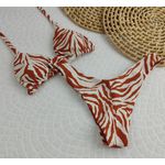 Conjunto Liz Zebra Marrom