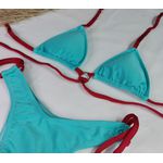 Conjunto Manu Azul Piscina Trilobol Com tiras cobre