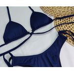 Conjunto Manu Azul Marinho Liso