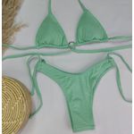 Conjunto Manu Lurex Verde Água 