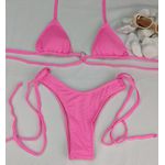 Conjunto Manu Lurex Rosa Bebê