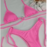 Conjunto Manu Lurex Rosa Bebê