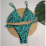 Conjunto Regulagem Animal Print Verde