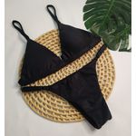 Conjunto Regulagem Preto Canelado
